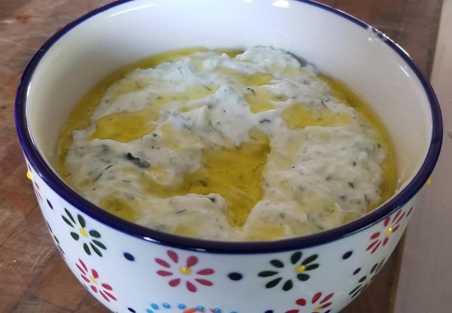 Tzatziki (aka cucumber yogurt dip/sauce)