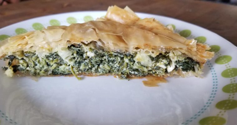 Spanakopita (aka spinach & feta cheese pie)