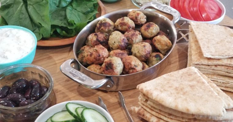 Chicken Meatballs with Mint