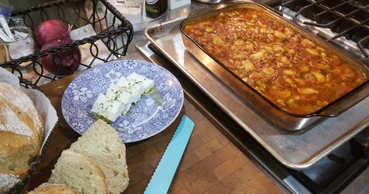 Greek Style Baked Lima Beans