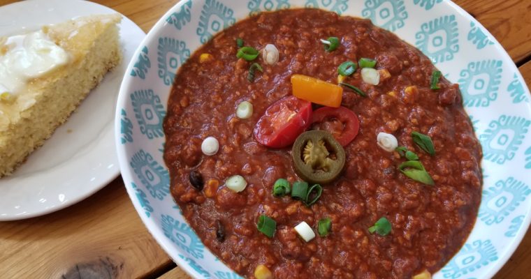 Sweet, Tangy & Spicy Effortless Vegan Chili