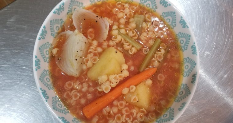 Vegetable Pasta Soup with Tomato